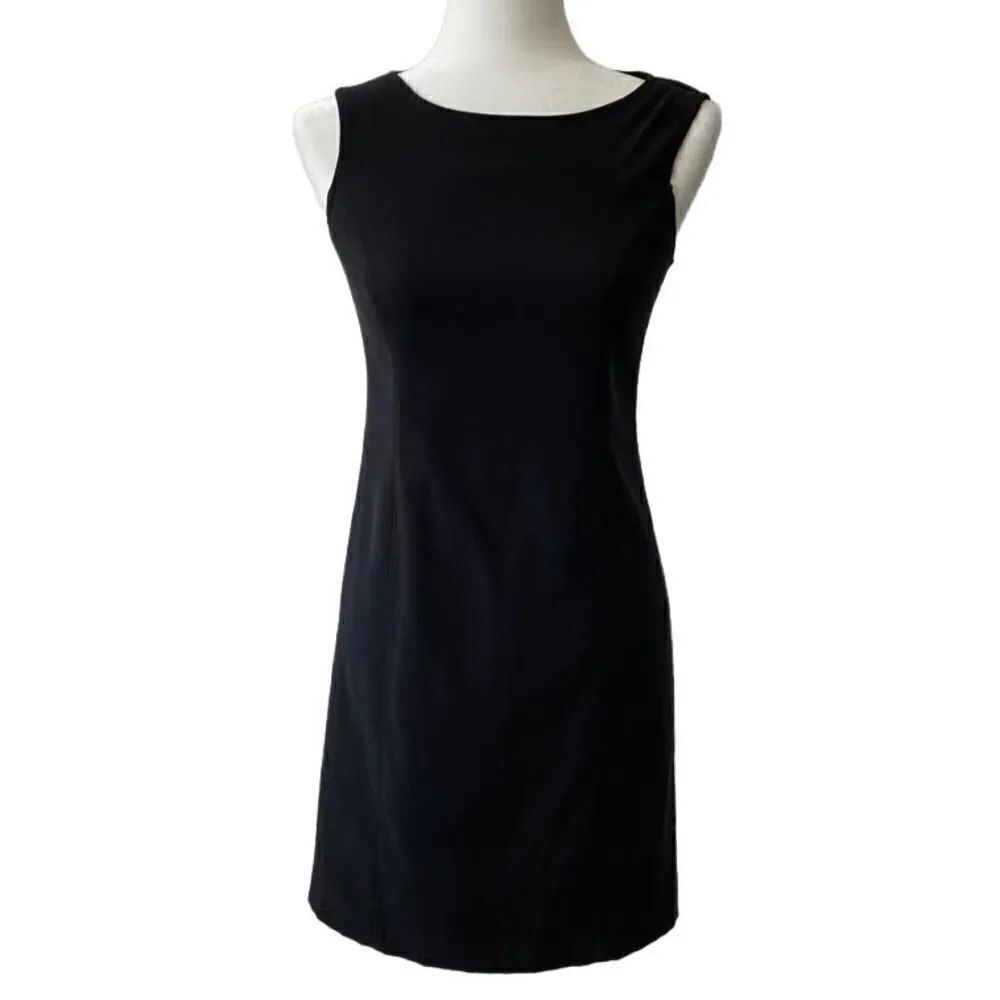 BCBGMaxAzria Little Black Dress  Sleeveless  Made in USA SZ 2 - Picture 15 of 15